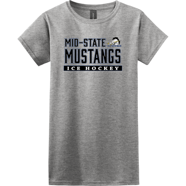 Mid-State Mustangs Softstyle Ladies' T-Shirt