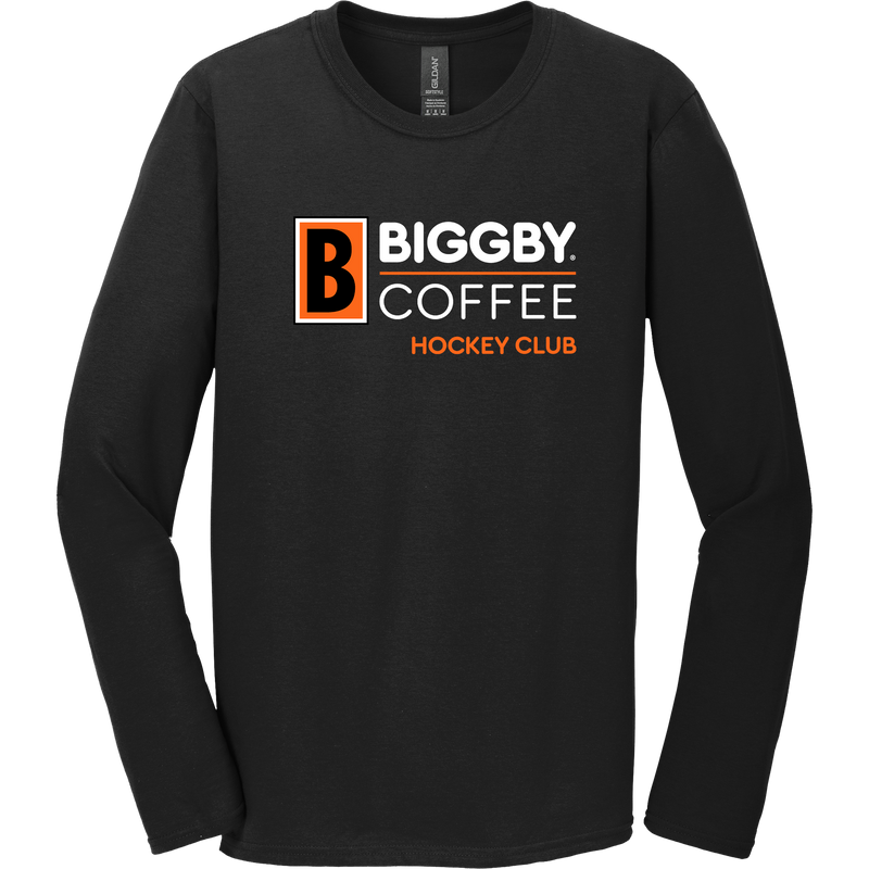 Biggby Coffee Hockey Club Softstyle Long Sleeve T-Shirt