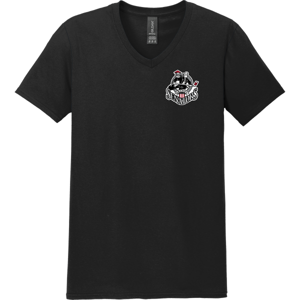 Grundy Senators Softstyle V-Neck T-Shirt