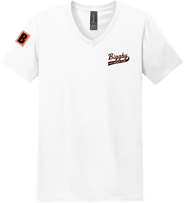 Biggby Coffee AAA Softstyle V-Neck T-Shirt