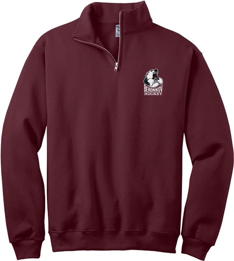 Berdnikov Bears NuBlend 1/4-Zip Cadet Collar Sweatshirt