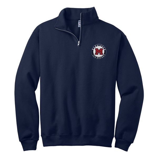 Manalapan Hockey NuBlend 1/4-Zip Cadet Collar Sweatshirt