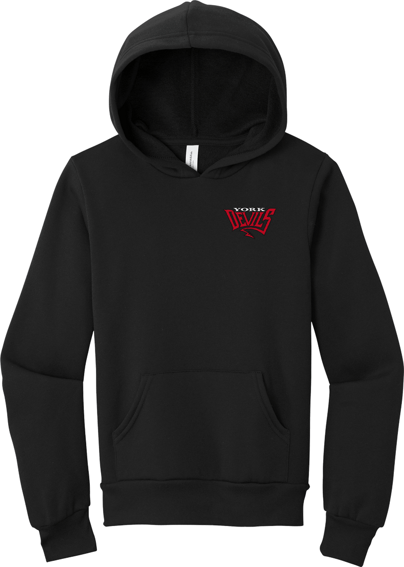 York Devils Youth Sponge Fleece Pullover Hoodie