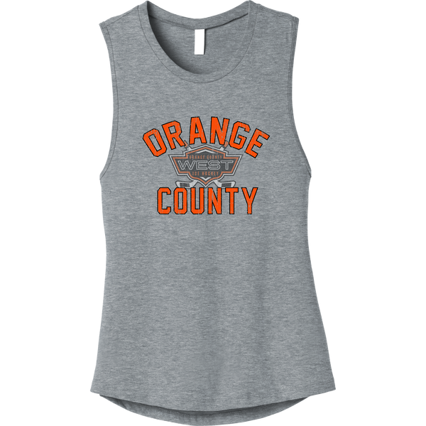 Orange County West Womens Jersey Muscle Tank