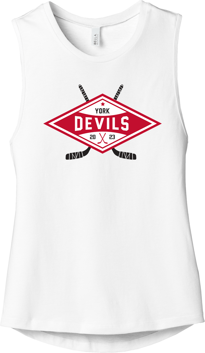 York Devils Womens Jersey Muscle Tank