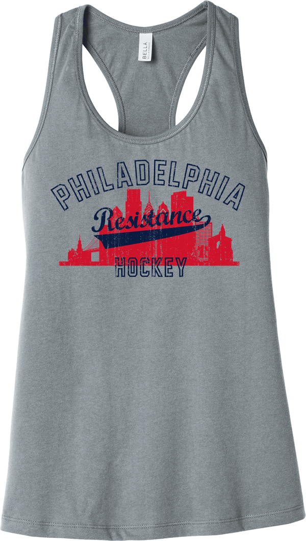 Philadelphia Resistance Womens Jersey Racerback Tank