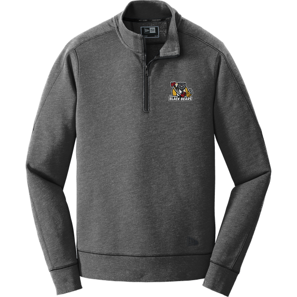 Dupage Black Bears New Era Tri-Blend Fleece 1/4-Zip Pullover