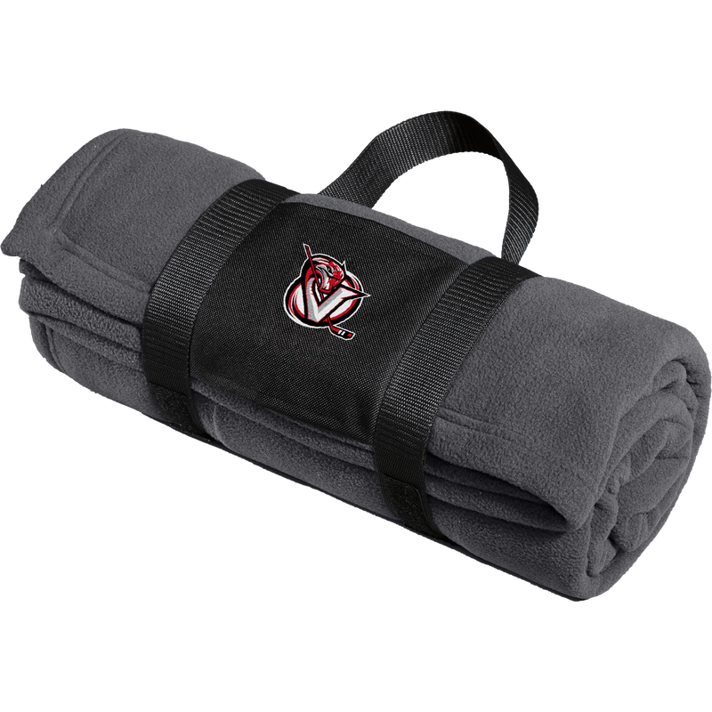 Venom Hockey Club Fleece Blanket with Carrying Strap