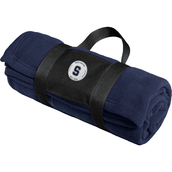 Midd South FBLA Fleece Blanket with Carrying Strap