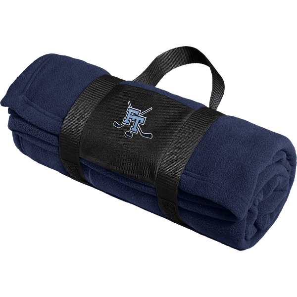 Freehold Township Fleece Blanket with Carrying Strap