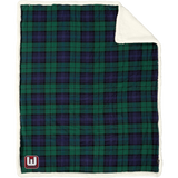 CT Whalers Tier 1 Flannel Sherpa Blanket