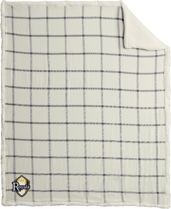 Royals Hockey Club Flannel Sherpa Blanket