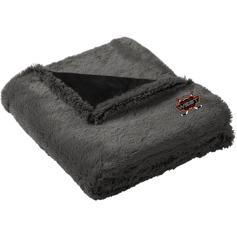 Orange County West Faux Fur Blanket