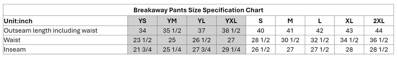 Foundry Breakaway Adult Jogger Pants
