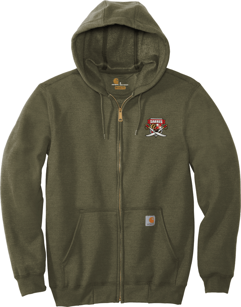 SOMD Sabres Carhartt Midweight Hooded Zip-Front Sweatshirt