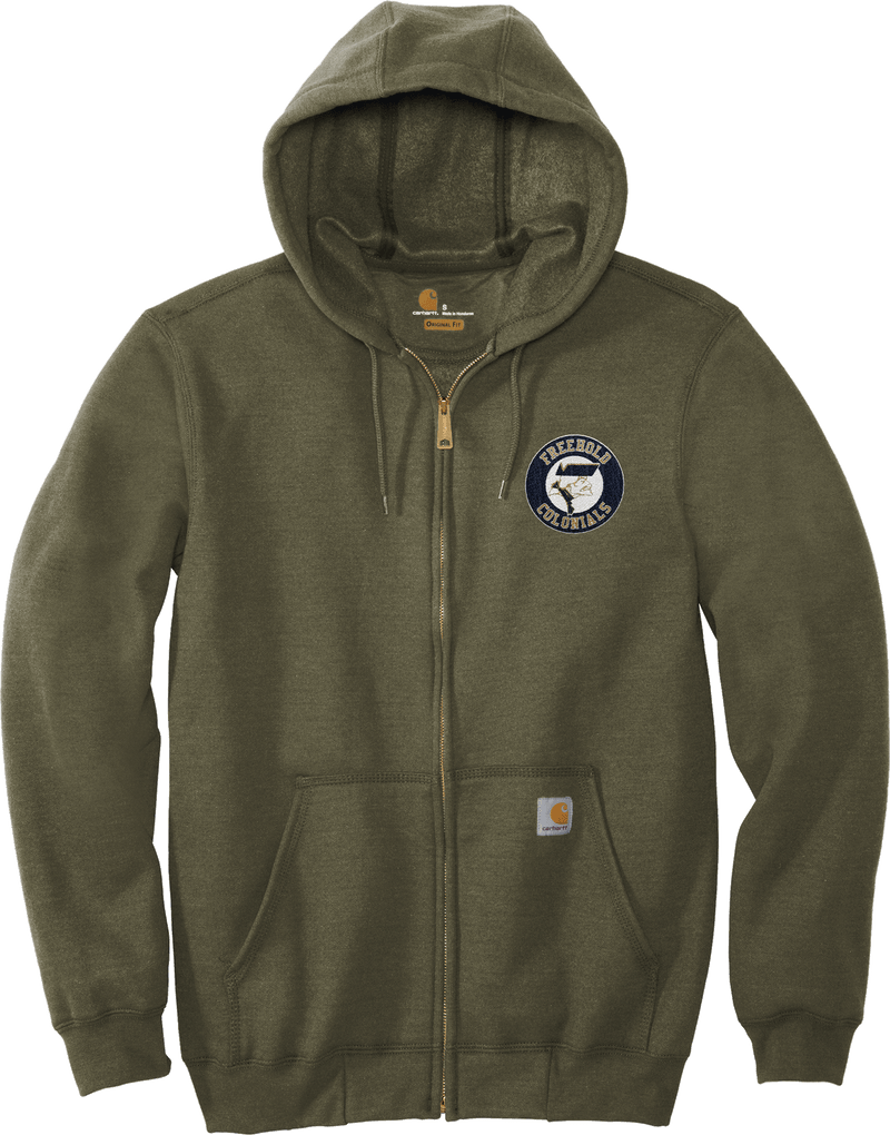 FRC Freehold Colonials Carhartt Midweight Hooded Zip-Front Sweatshirt