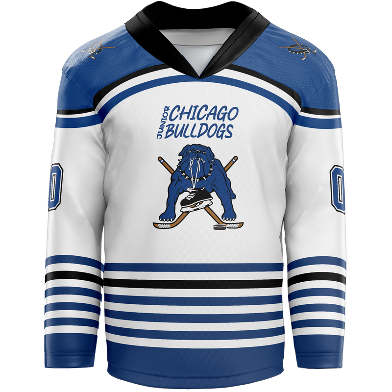 Chicago Jr. Bulldogs Mites Adult Player Sublimated Jersey