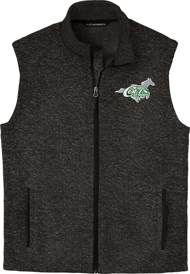 NJ Colts Sweater Fleece Vest