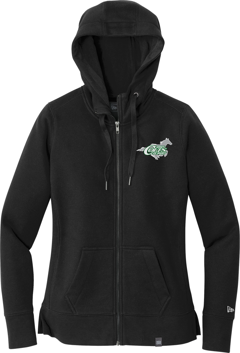 NJ Colts New Era Ladies French Terry Full-Zip Hoodie