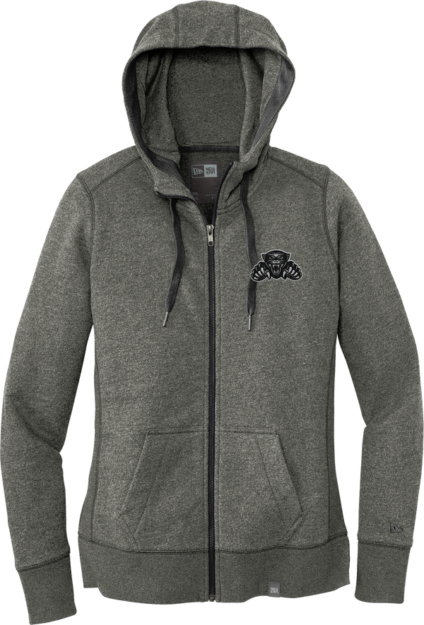 Igloo Jaguars New Era Ladies French Terry Full-Zip Hoodie