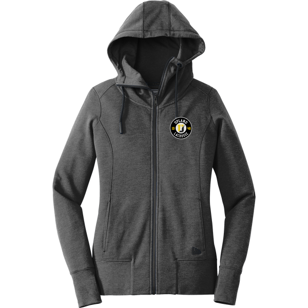 Upland Lacrosse New Era Ladies Tri-Blend Fleece Full-Zip Hoodie