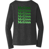 McGinn Elementary 'Repeat Mcginn' Women's Long Sleeve Fan Favorite V-Neck Tee