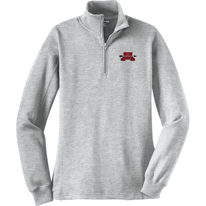 Mercer Arrows Ladies 1/4-Zip Sweatshirt