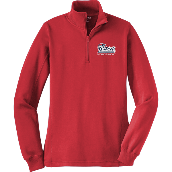 Secaucus Patriots Ladies 1/4-Zip Sweatshirt