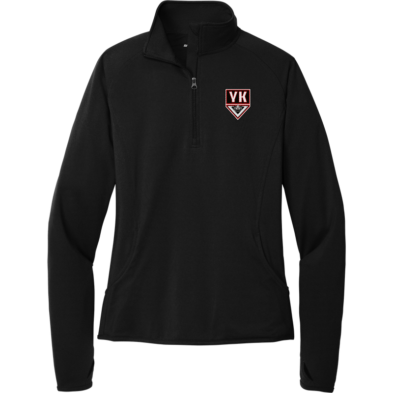 Young Kings Ladies Sport-Wick Stretch 1/4-Zip Pullover