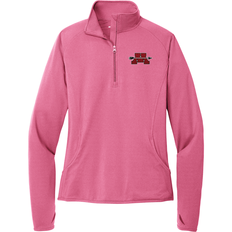 Mercer Arrows Ladies Sport-Wick Stretch 1/4-Zip Pullover