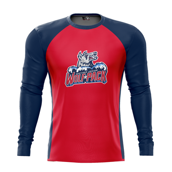 Hartford Jr. Wolfpack Girls Youth Sublimated Long Sleeve Tee