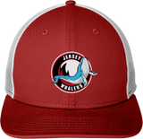 Jersey Shore Whalers New Era Snapback Low Profile Trucker Cap