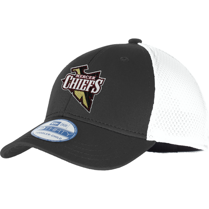 Mercer Chiefs New Era Youth Stretch Mesh Cap