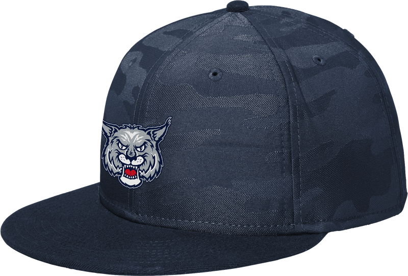 CT Bobcats New Era Camo Flat Bill Snapback Cap