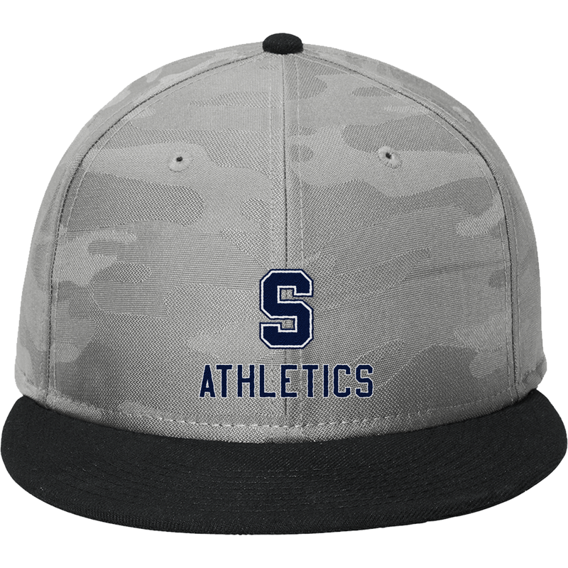 Midd South Athletics New Era Camo Flat Bill Snapback Cap