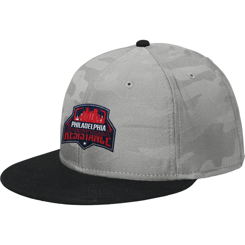 Philadelphia Resistance New Era Camo Flat Bill Snapback Cap