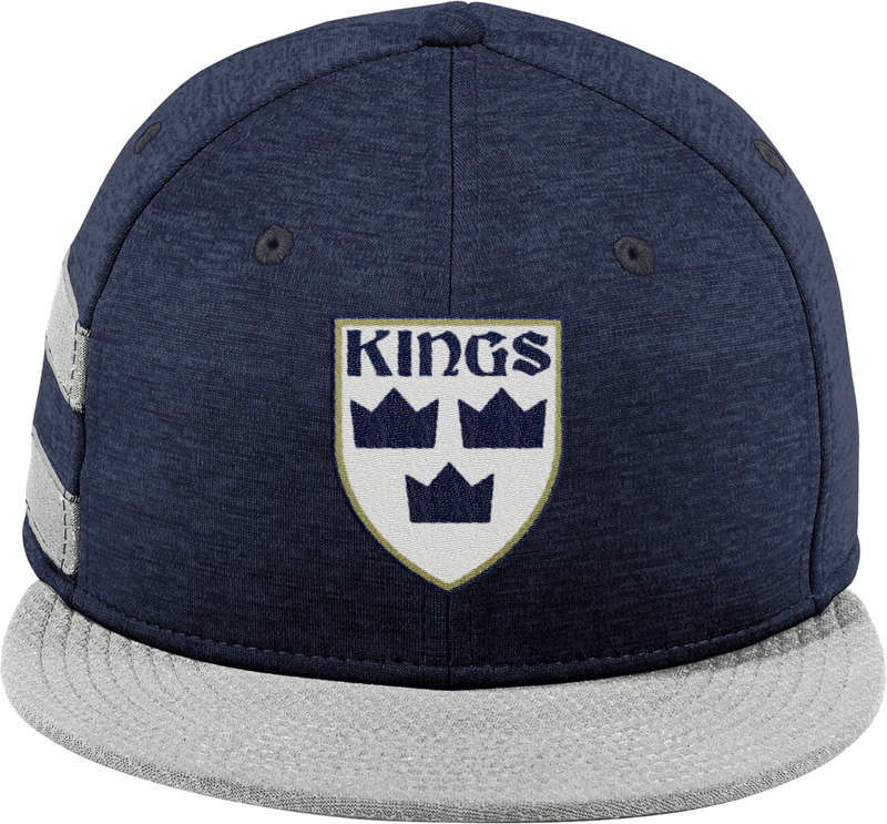 North Jersey Kings New Era Shadow Heather Striped Flat Bill Snapback Cap