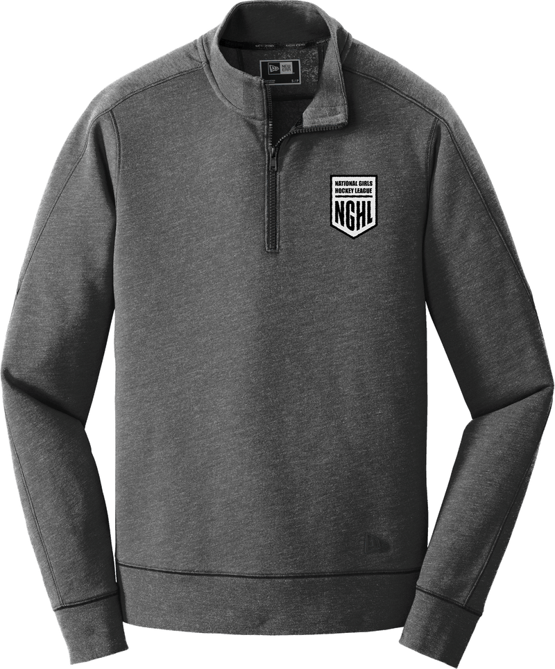 NGHL New Era Tri-Blend Fleece 1/4-Zip Pullover