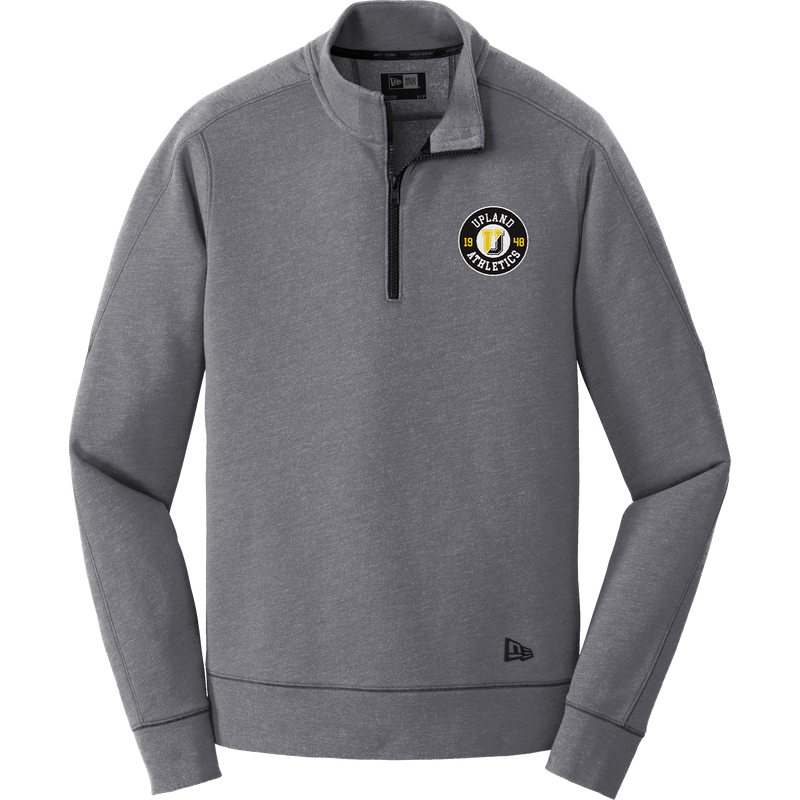 Upland Country Day School New Era Tri-Blend Fleece 1/4-Zip Pullover