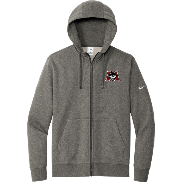 Matawan Nike Club Fleece Sleeve Swoosh Full-Zip Hoodie