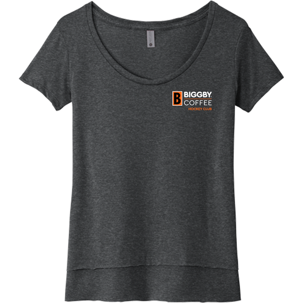 Biggby Coffee Hockey Club Womens Festival Scoop Neck Tee