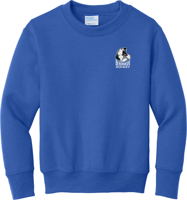 Berdnikov Bears Youth Core Fleece Crewneck Sweatshirt