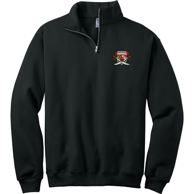 SOMD Sabres NuBlend 1/4-Zip Cadet Collar Sweatshirt