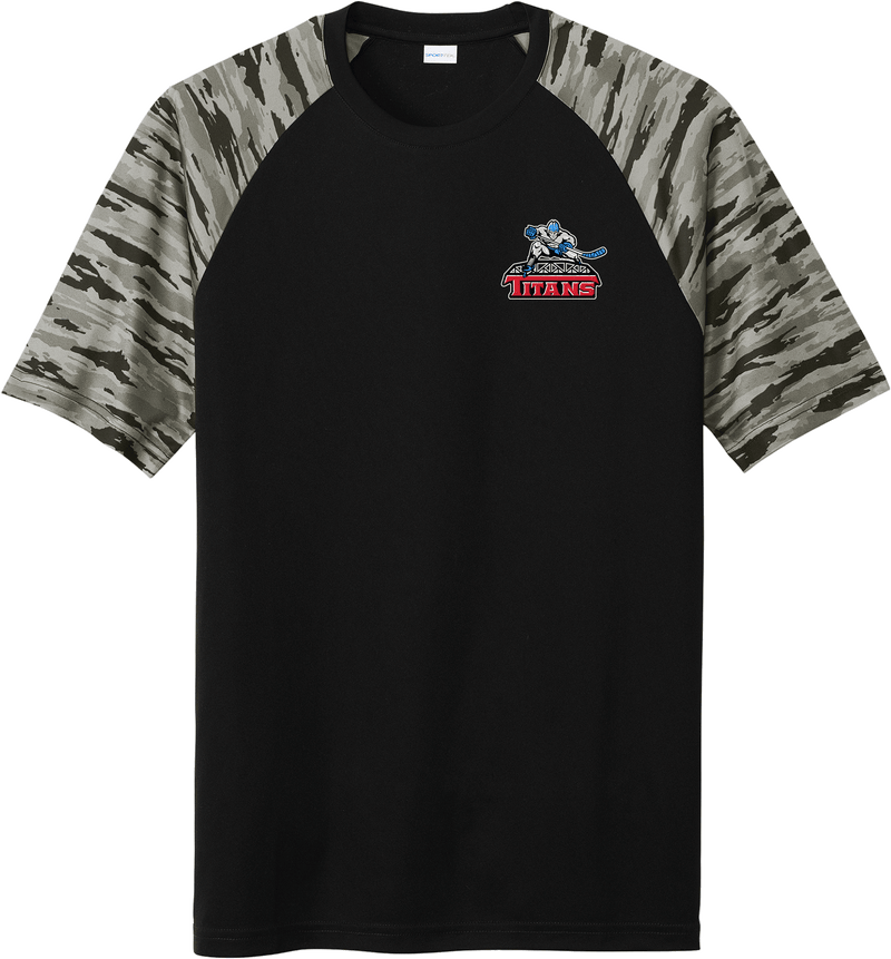 NJ Titans Drift Camo Colorblock Tee