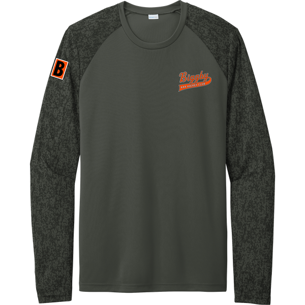 Biggby Coffee AAA Long Sleeve Digi Camo Tee