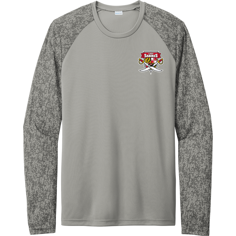 SOMD Lady Sabres Long Sleeve Digi Camo Tee