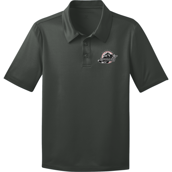 Allegheny Badgers Youth Silk Touch Performance Polo