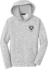 North Jersey Kings Youth PosiCharge Electric Heather Fleece Hooded Pullover