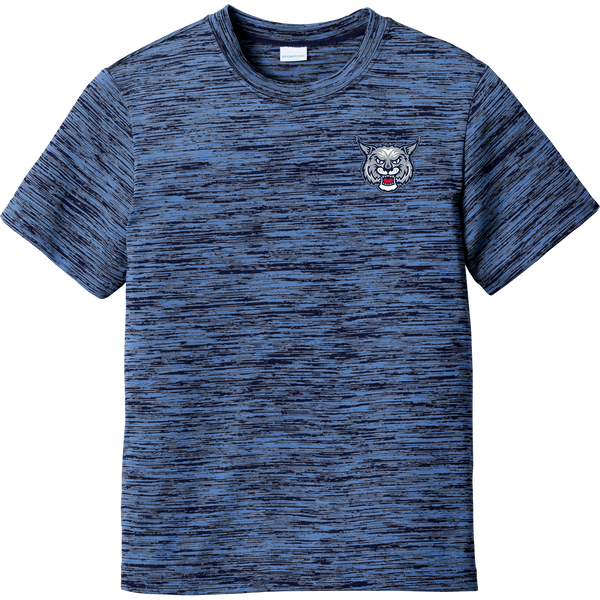 CT Bobcats Youth PosiCharge Electric Heather Tee