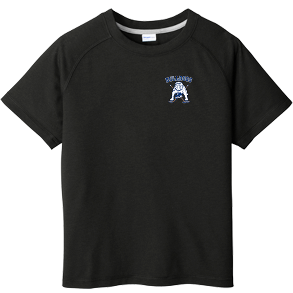 Chicago Bulldogs Youth PosiCharge Tri-Blend Wicking Raglan Tee